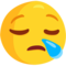 Sleepy Face emoji on Messenger